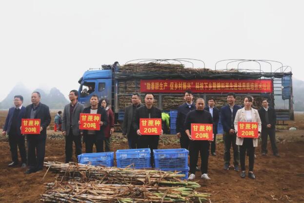“助春耕生产 促乡村振兴”科技下乡暨糖料蔗先进适用栽培技术培训活动成功举办