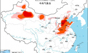 华北黄淮等地高温进一步发展增强 江南华南降雨连连