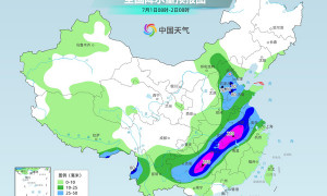 长江中下游等地今明天仍有强降雨 江南多地或迎今年首个高温日