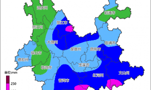 6月7日至9日云南省中东部及南部将出现强降雨