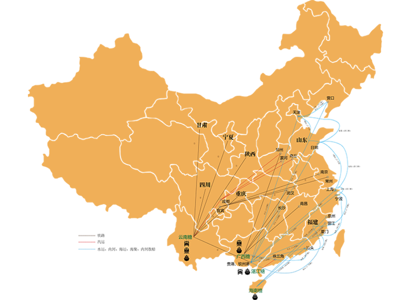 沐甜物流发运